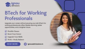 Btech For Working Professional