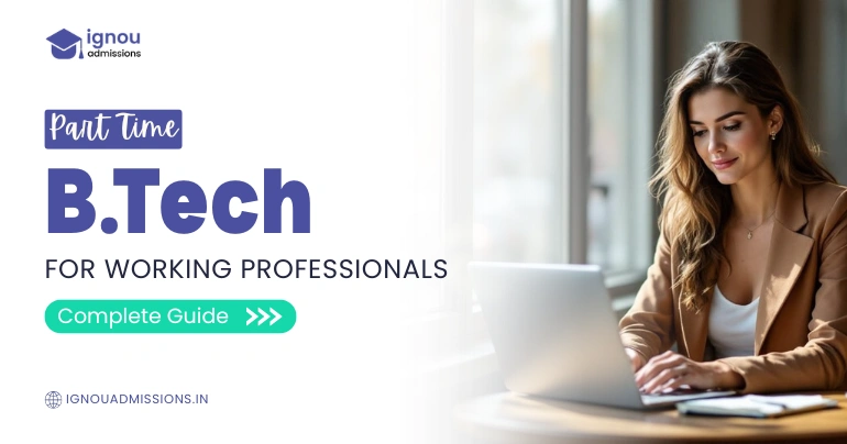 part time btech for working professionals